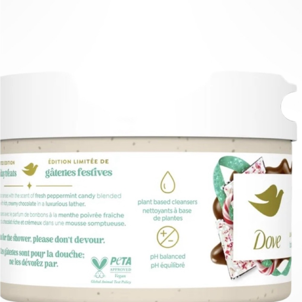 Dove Exfoliating Body Scrub for Women Peppermint Bark, 10.5 oz. - Picture 5 of 7